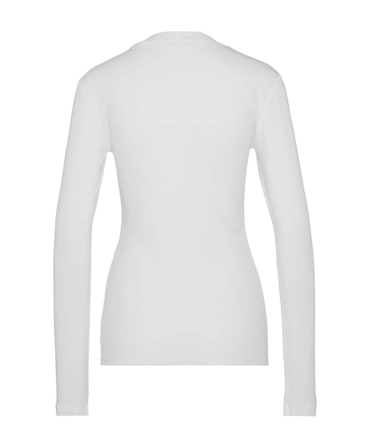 Dames longsleeve ecru