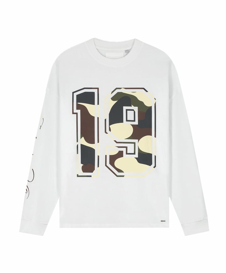 Heren longsleeve wit