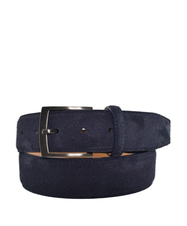Heren riem blauw