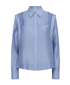 Dames blouse blauw