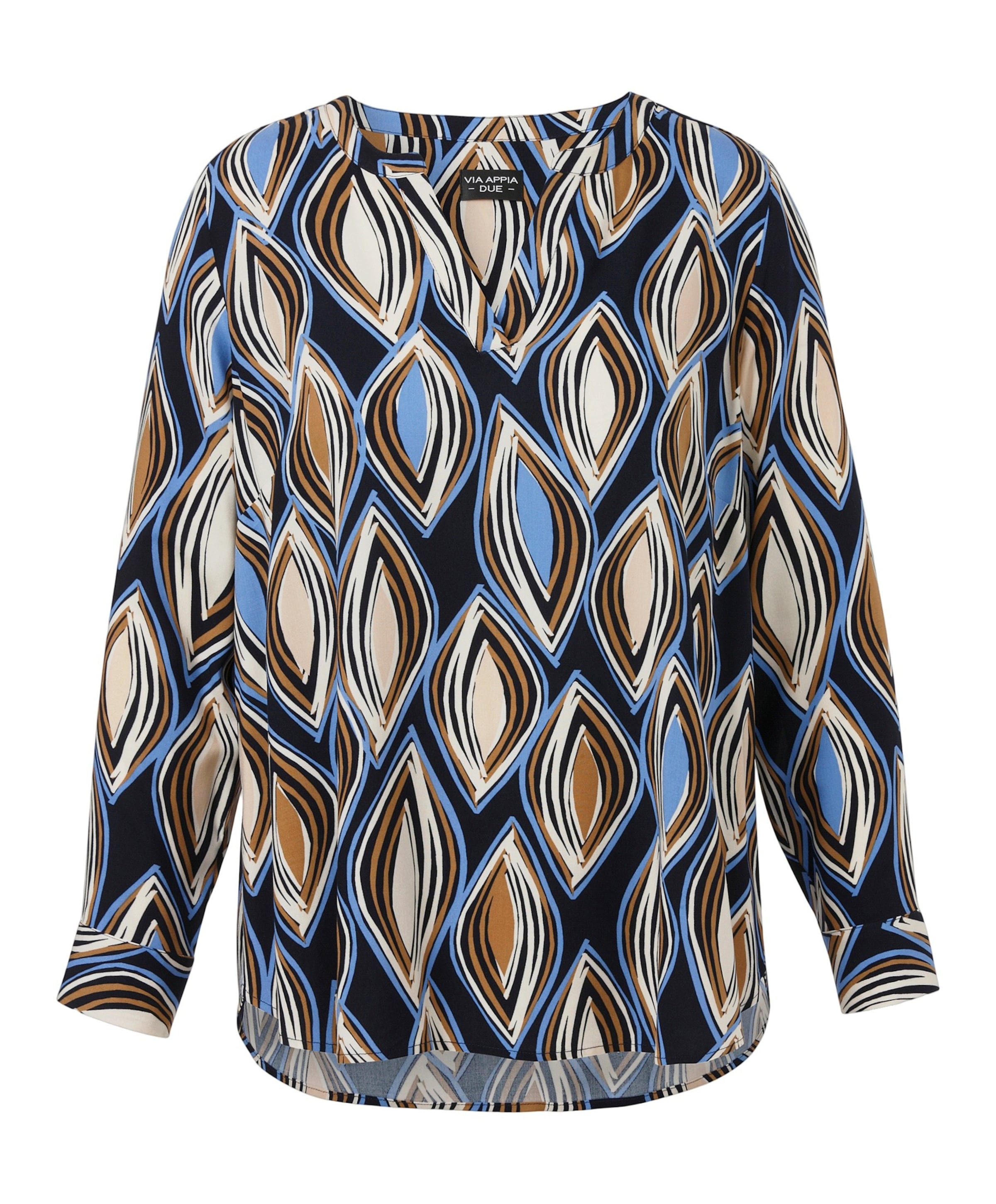 Dames blouse blauw