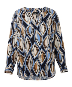 Dames blouse blauw