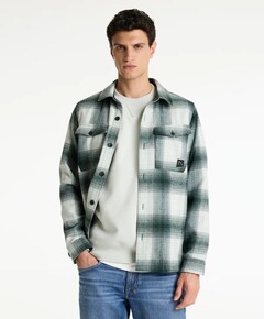 Heren overshirt groen