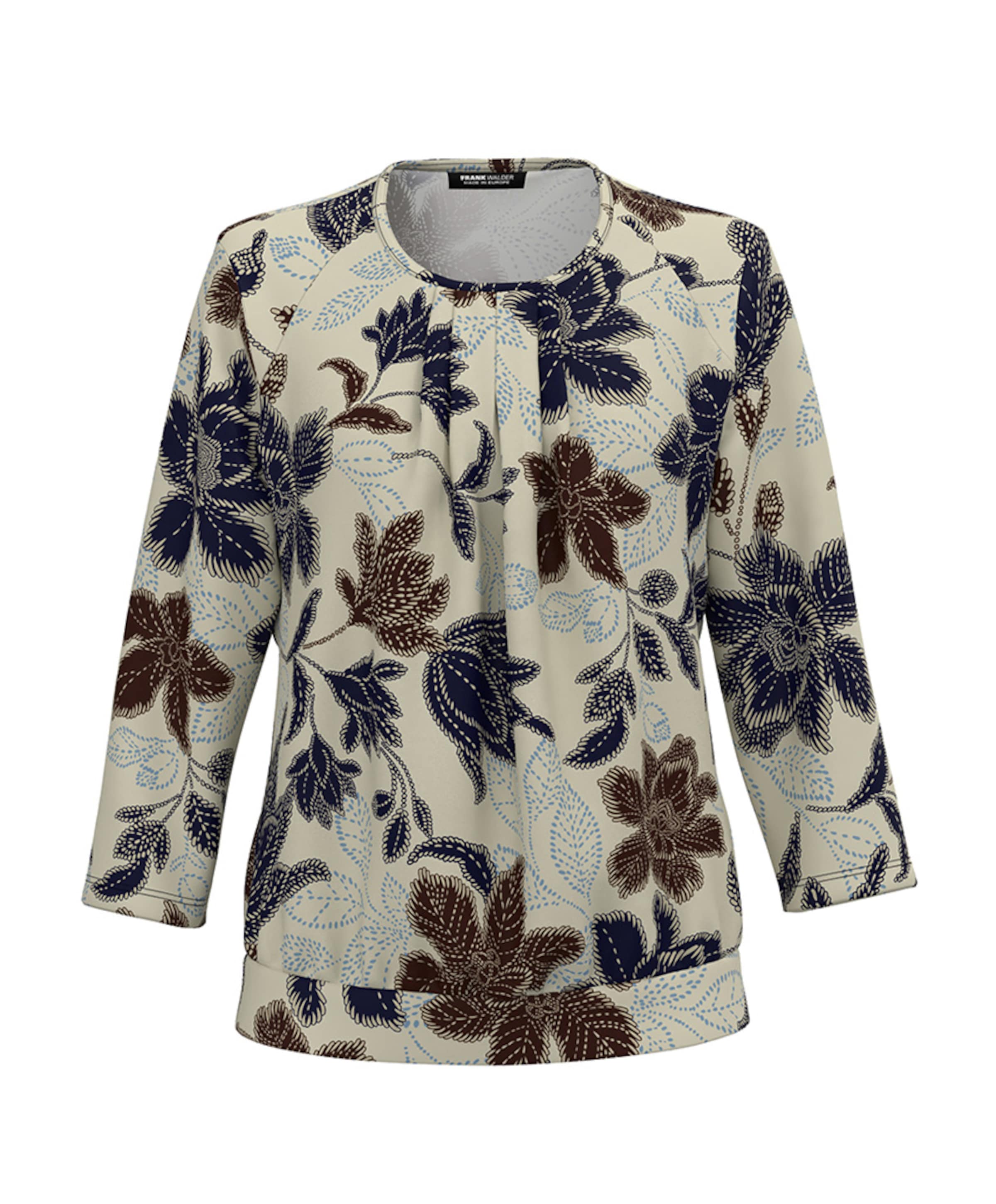 Dames longsleeve blauw