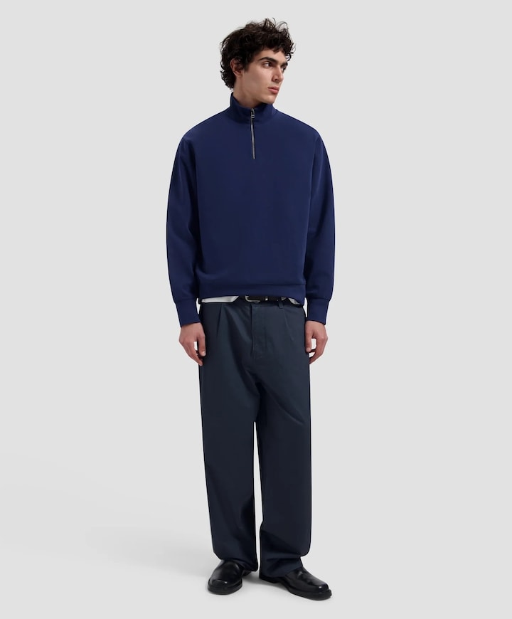 Heren sweater blauw