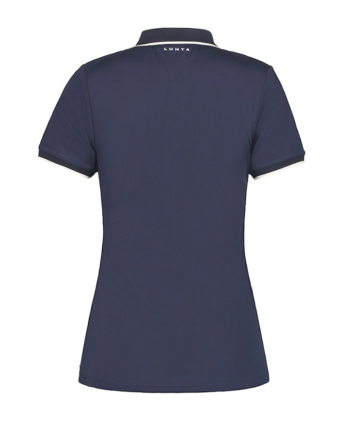 Dames polo blauw