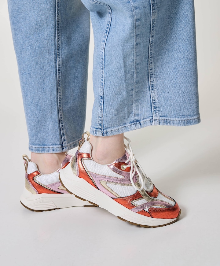 Brooklyn dames sneakers rood