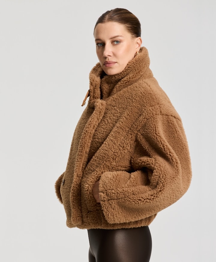 Dames jas beige