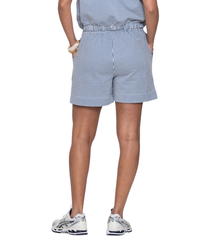 short dames korte broek blauw