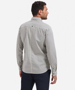 Heren overhemd lange mouw wit