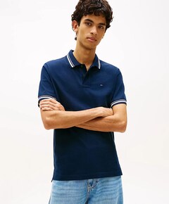 Heren polo blauw
