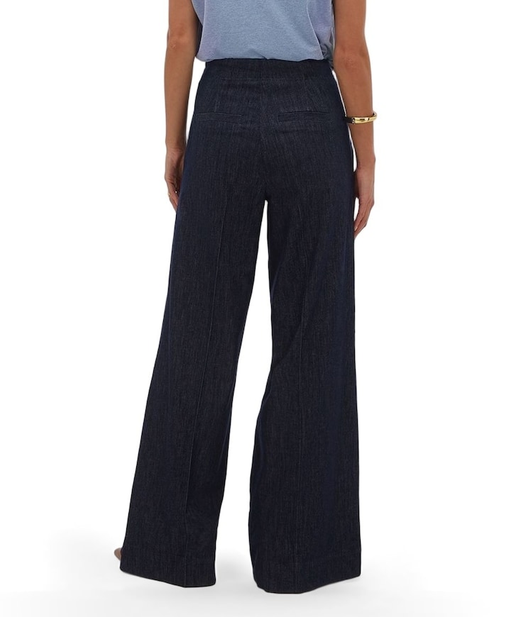 INDRA dames broek blauw