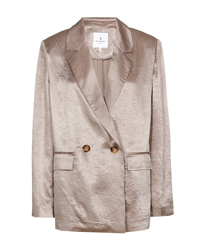 Dames blazer beige