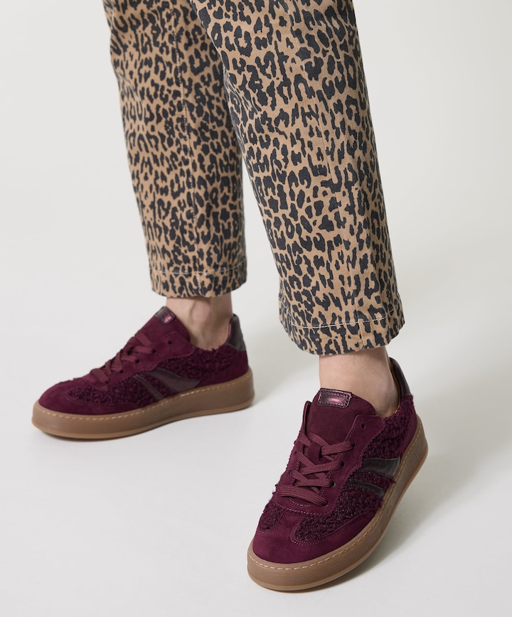 dames sneakers bordeaux