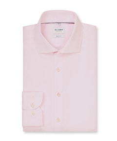 Heren overhemd lange mouw roze