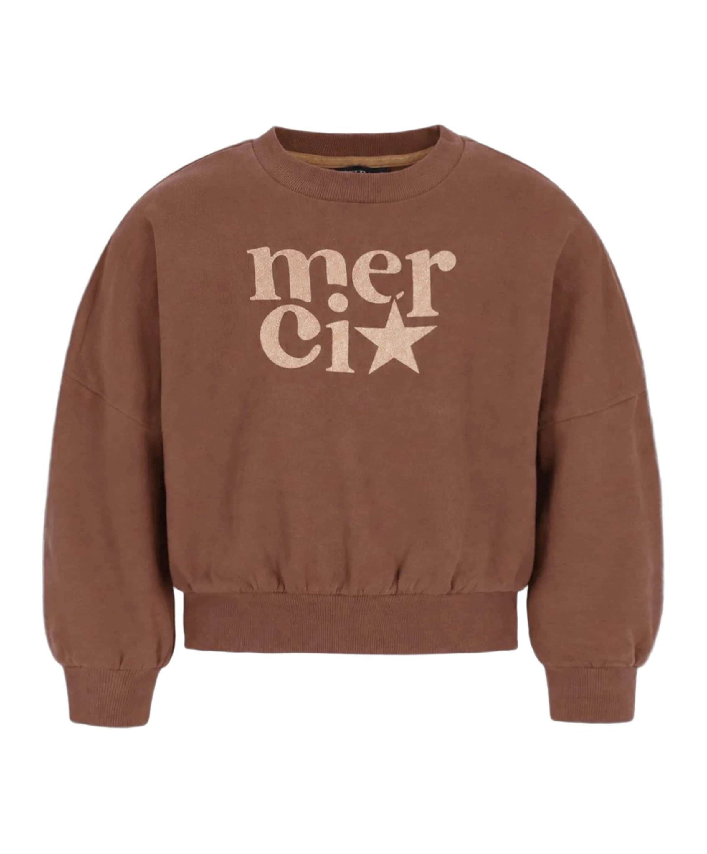 Meisjes sweater bruin