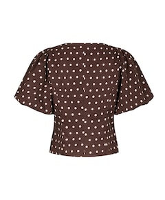 Dames blouse bruin
