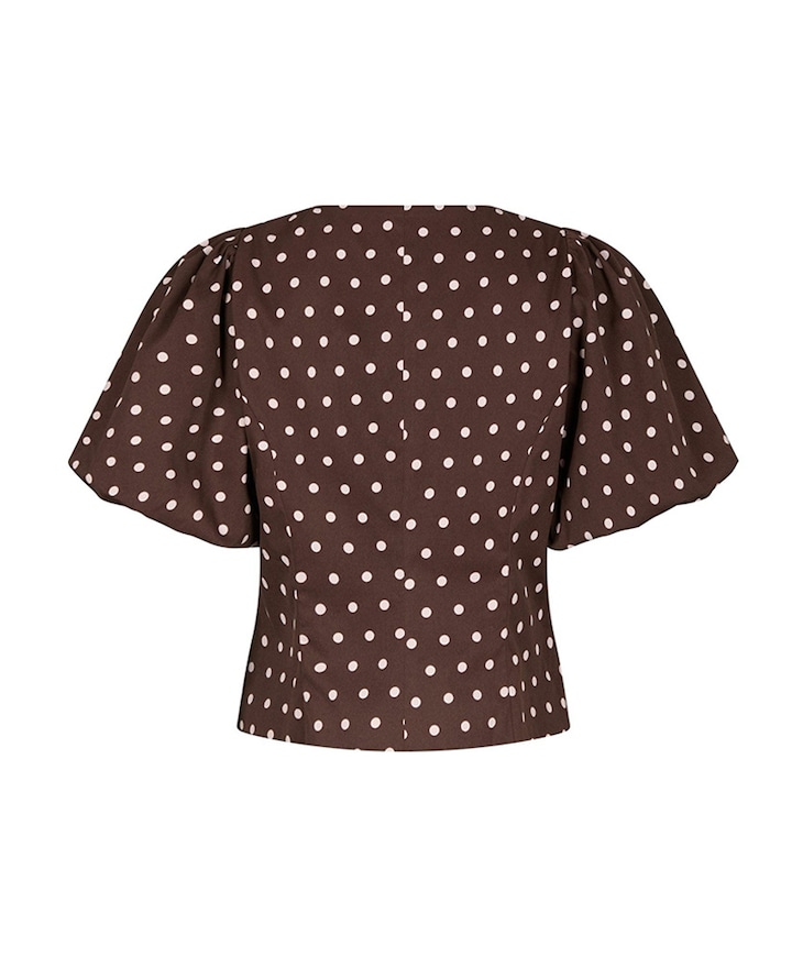 Dames blouse bruin