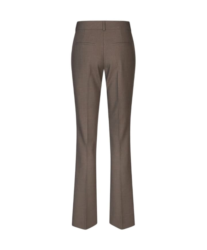 CLARAFV 826 MUD BROWN MELANGE dames pantalon bruin