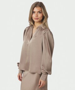 Dames blouse bruin