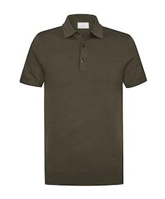 Heren polo bruin