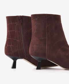 Suzy Franky dames enkellaarzen bordeaux