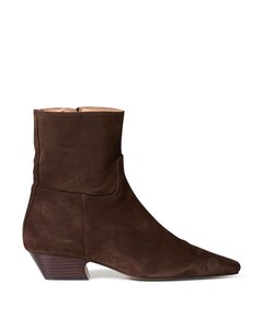 dames enkellaarzen bruin