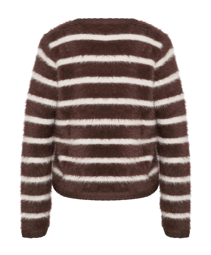 Dames vest bruin