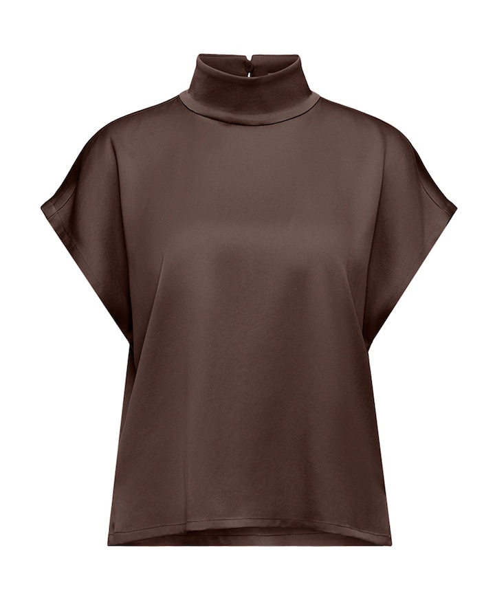 Dames top bruin