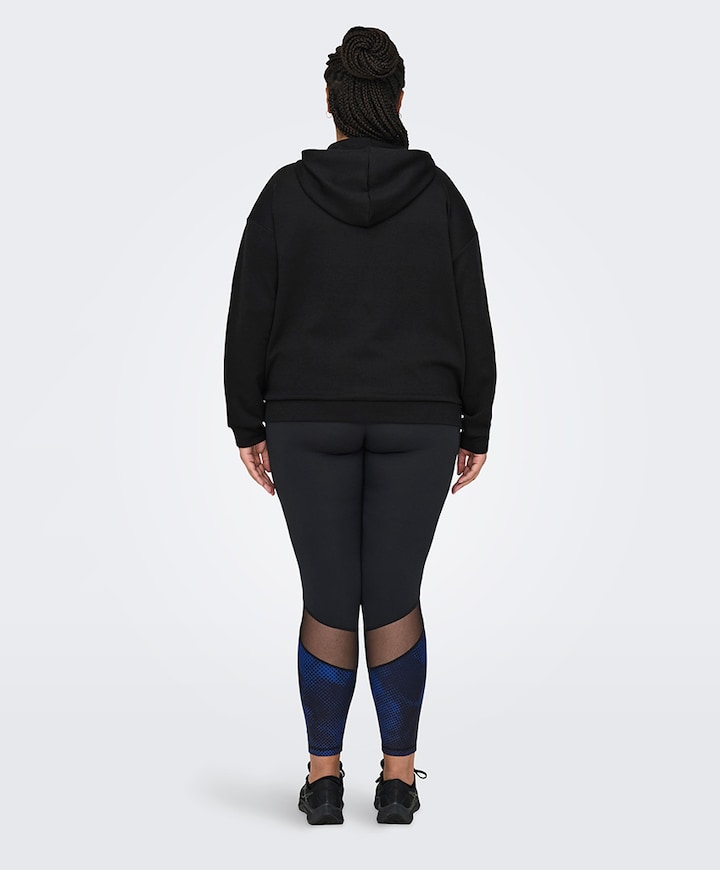 Plussize sweater zwart