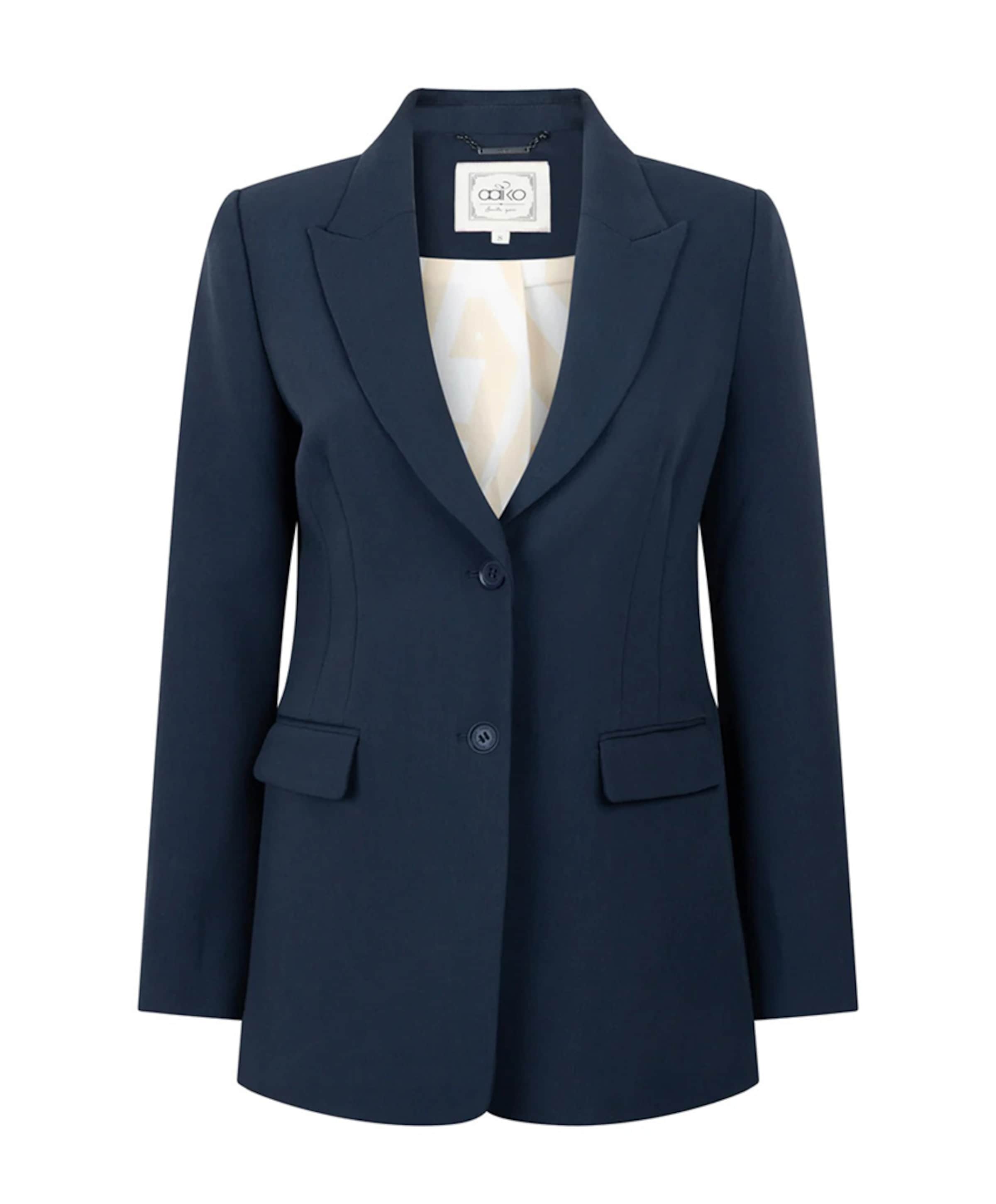 Dames blazer blauw