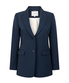 Dames blazer blauw