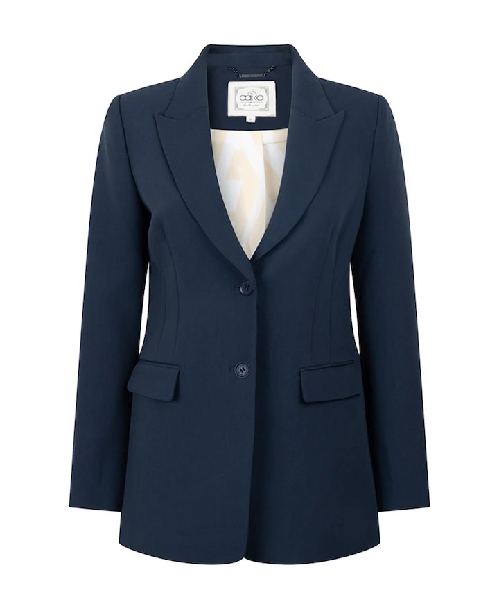 Dames blazer blauw