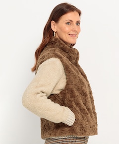 Dames bodywarmer bruin