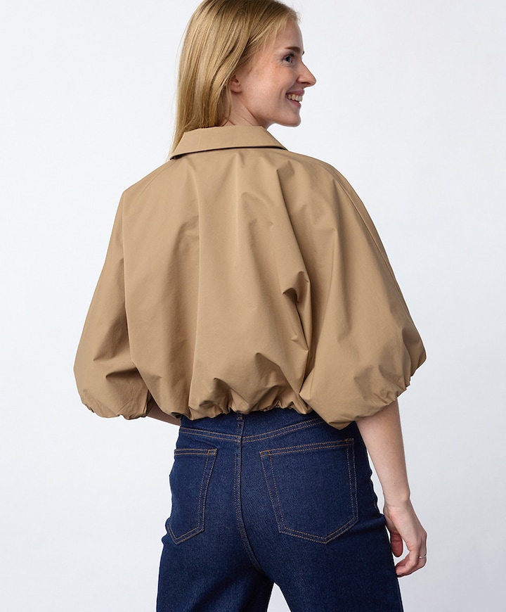 Dames blouse beige