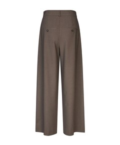 LAURAFV 826 MUD BROWN MELANGE dames broek bruin