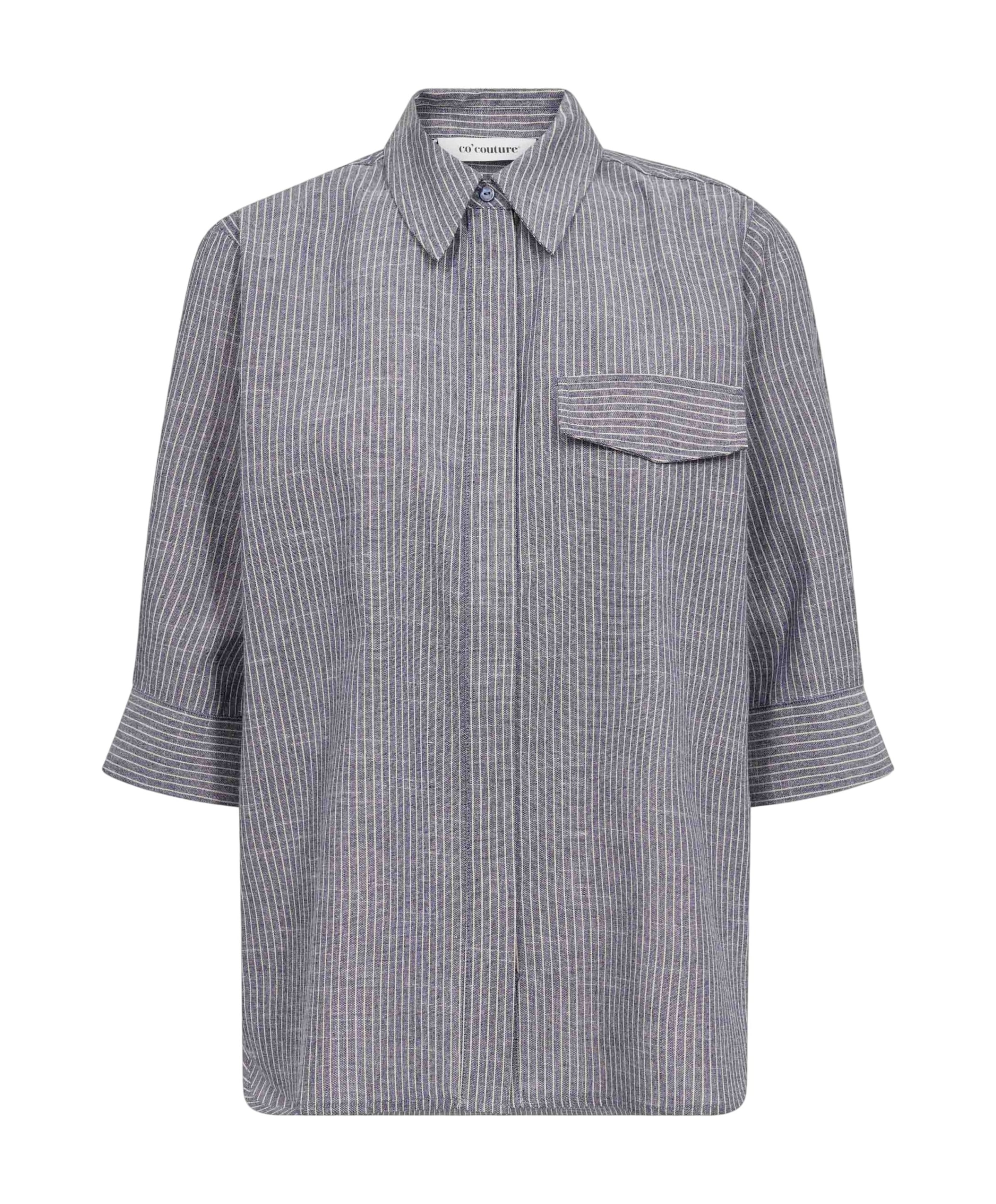 Dames blouse blauw