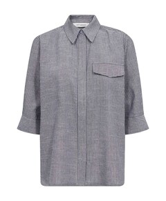 Dames blouse blauw