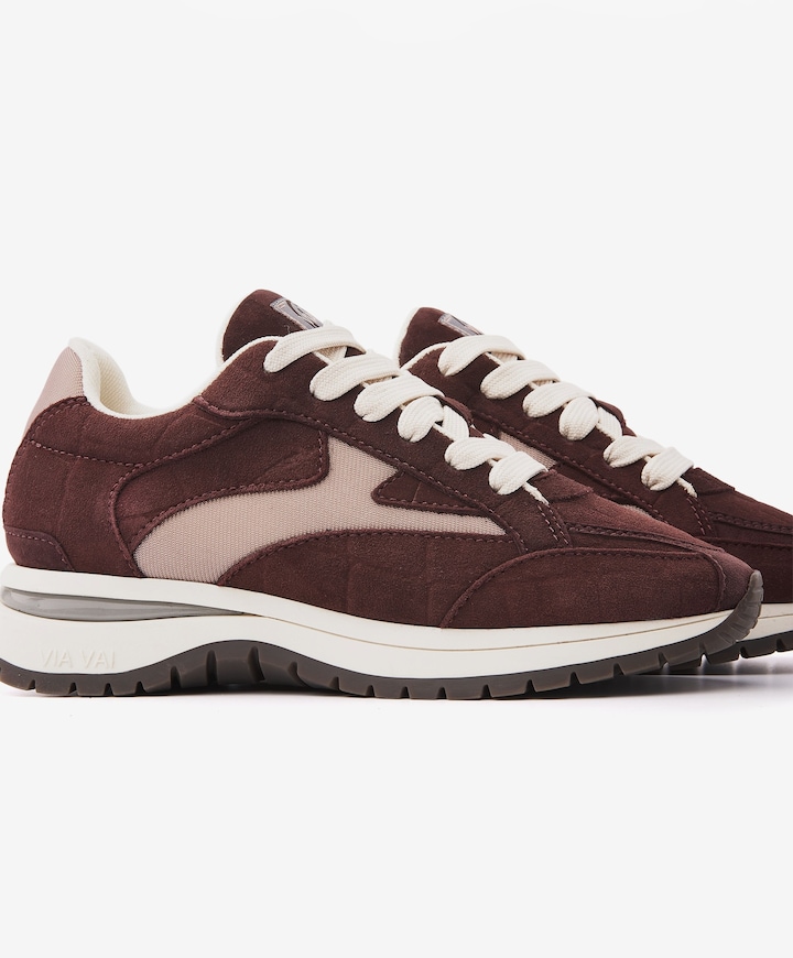 Usher Riggs dames sneakers bordeaux