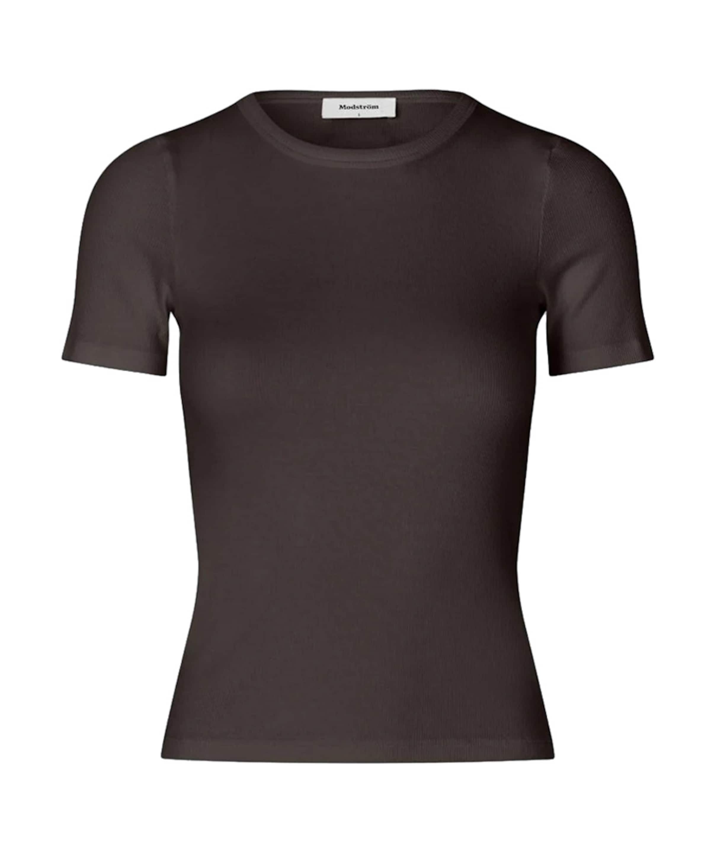 Dames t-shirt bruin
