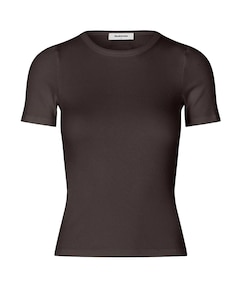 Dames t-shirt bruin