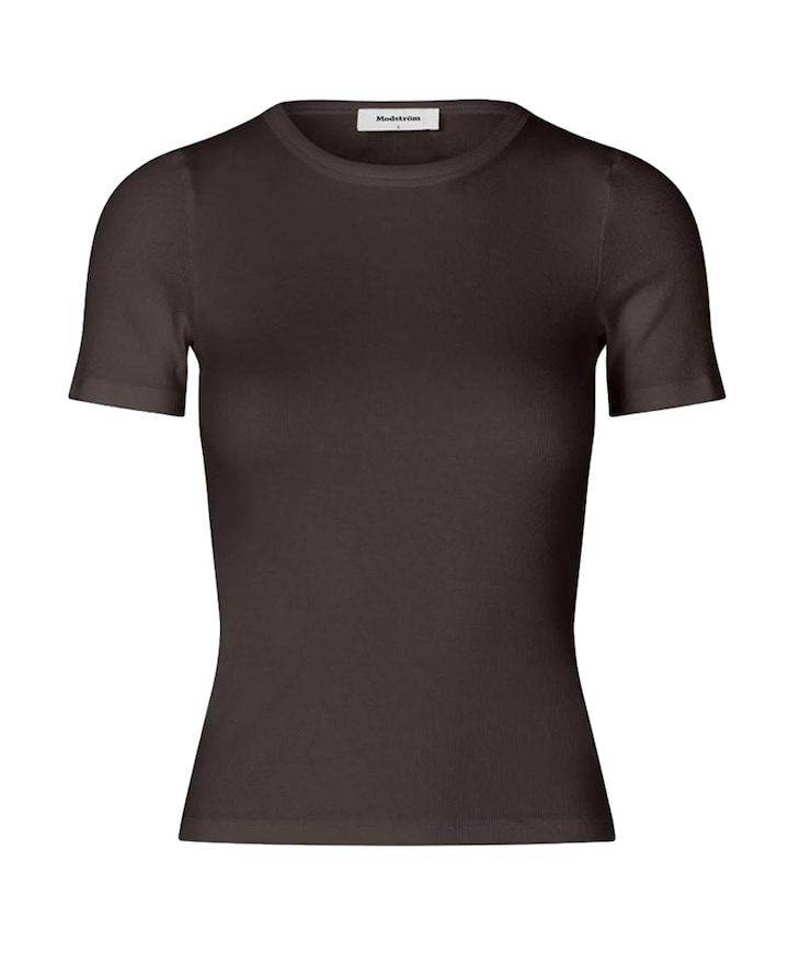 Dames t-shirt bruin
