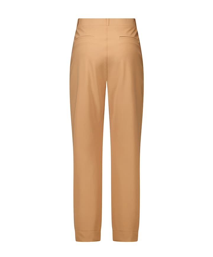 Anne bonded dames broek beige