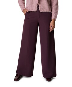 LIVA CHIC BELT pantalon bordeaux