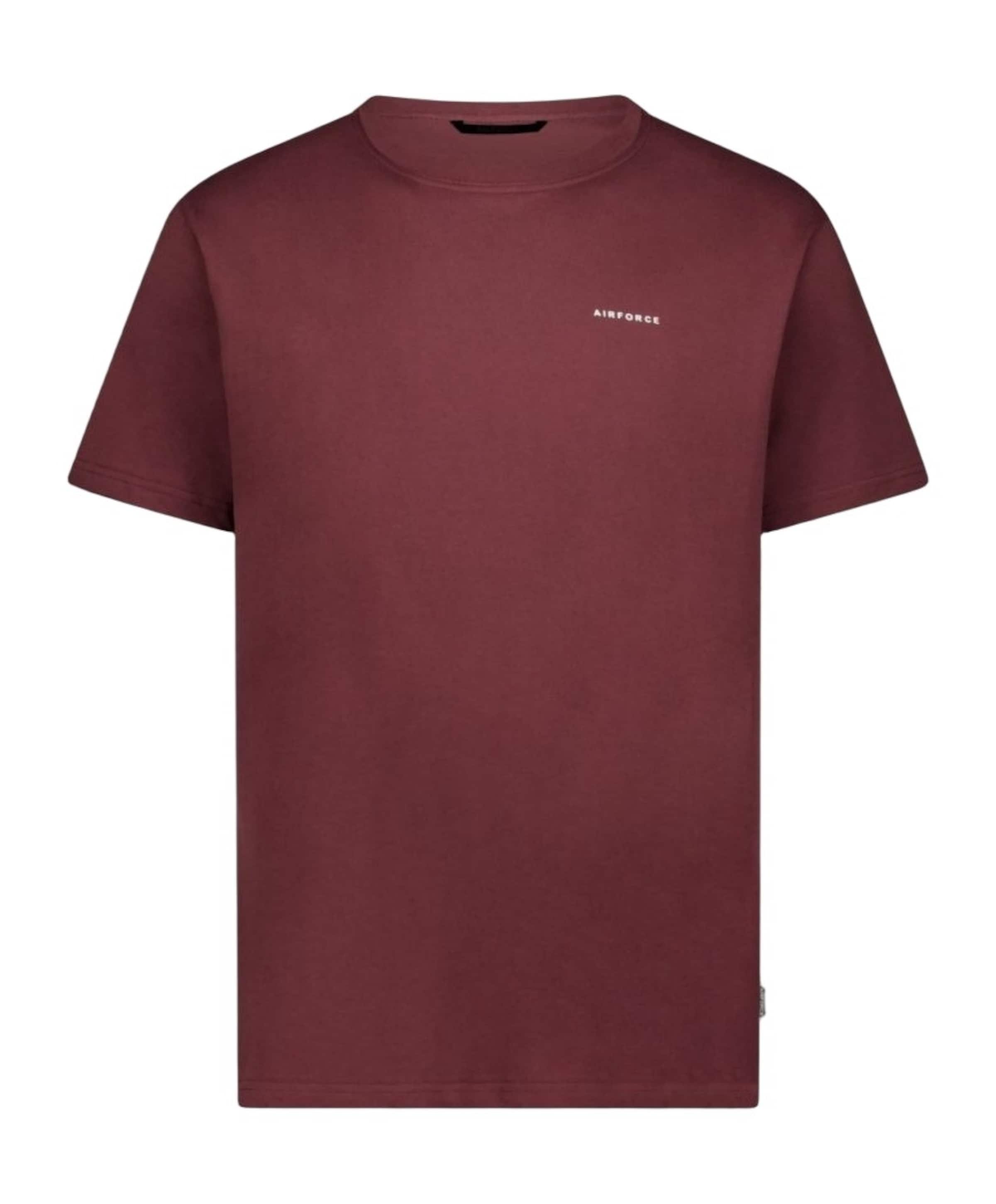 Heren T-shirt bordeaux