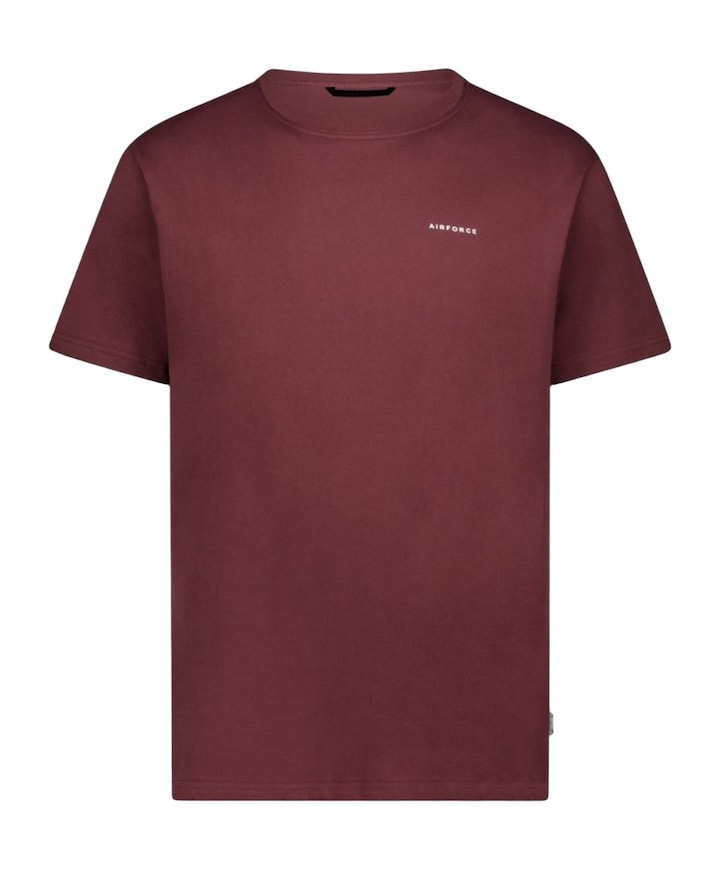 Heren T-shirt bordeaux