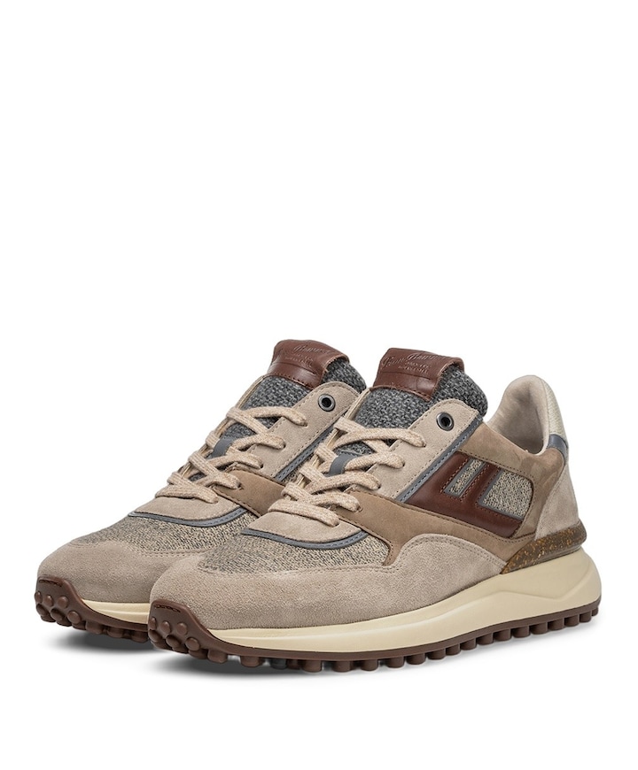 heren sneakers bruin