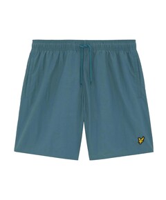 Plain swim short heren zwembroek blauw