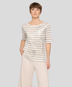 Dames T-shirt beige