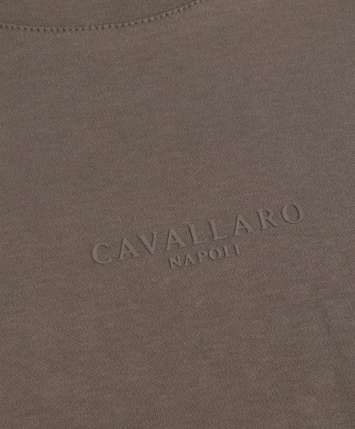Heren T-shirt beige